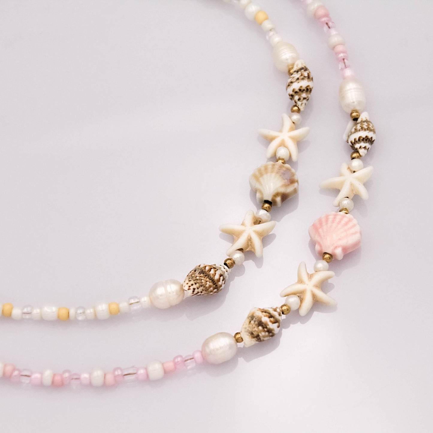 Yuriko nyaklánc - rózsaszín