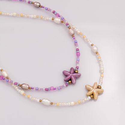 Natsuko nyaklánc - lila