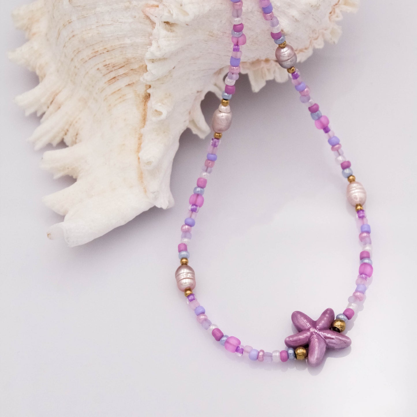 Natsuko nyaklánc - lila