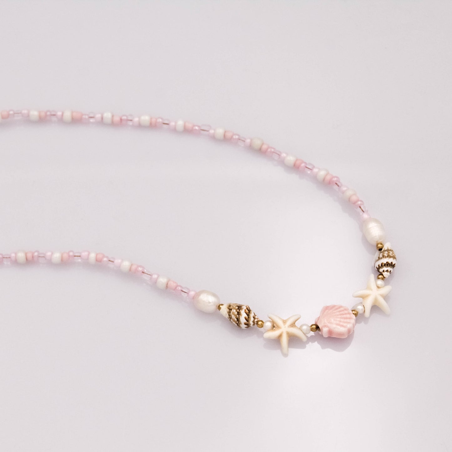 Yuriko nyaklánc - rózsaszín