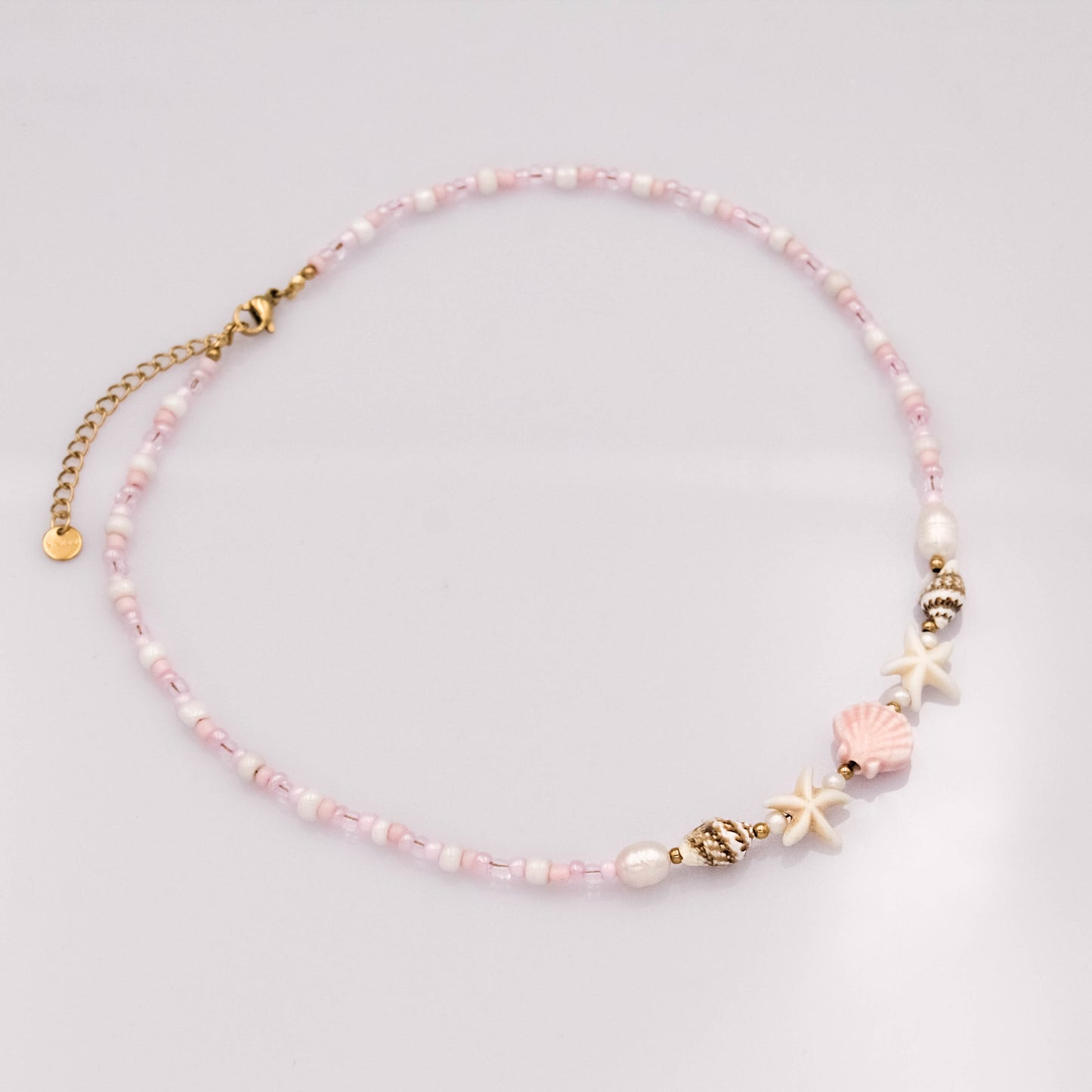 Yuriko nyaklánc - rózsaszín