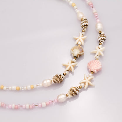 Yuriko nyaklánc - rózsaszín